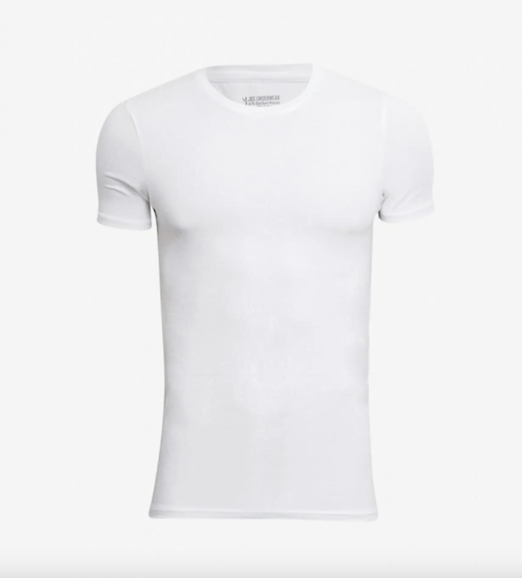 BAMBOO T-SHIRTS 180-2-1 HVID - 2 PACK