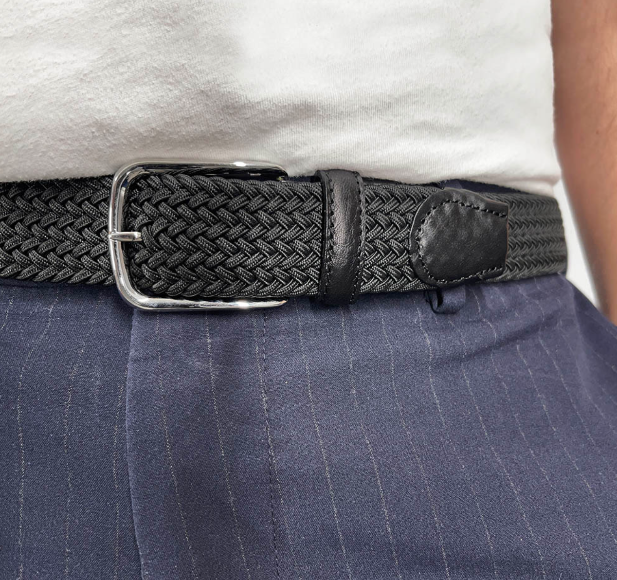 BOSSWIK BÆLTE FLET 6806/35 SORT