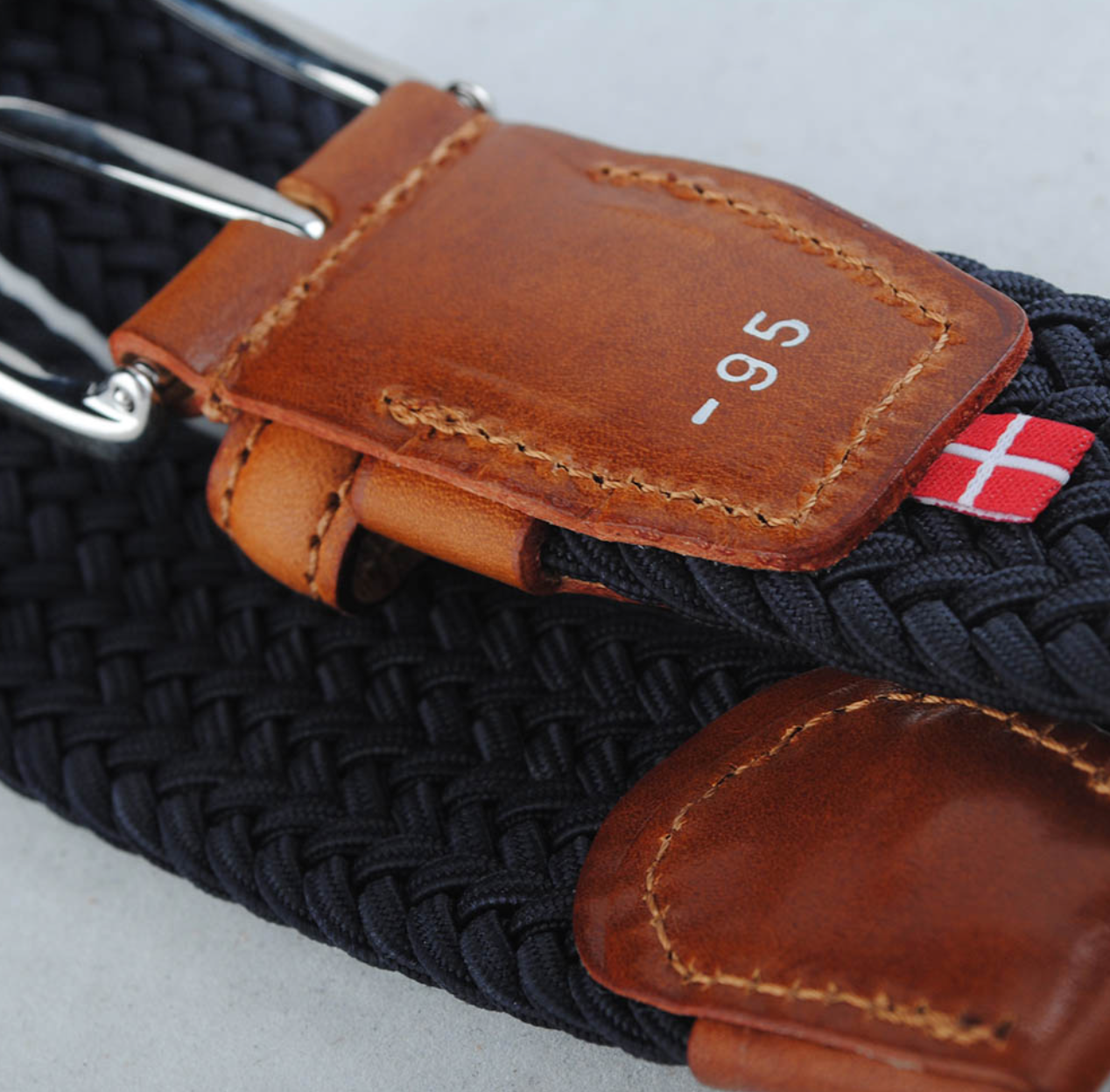 BOSSWIK BÆLTE FLET 6806/35 BLÅ