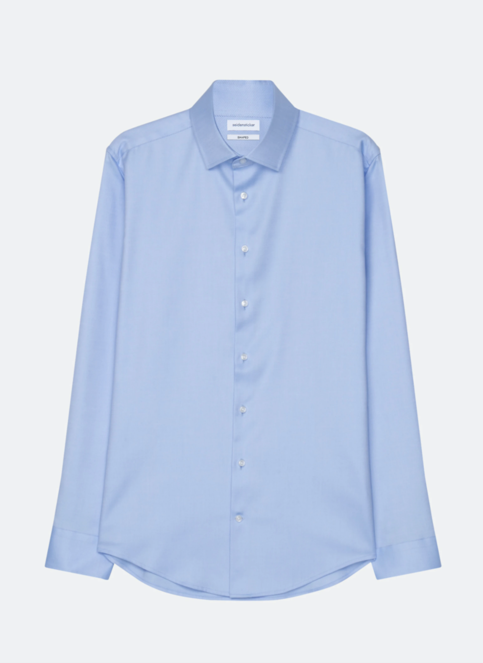 SKJORTE 01.253690 SHAPED LYSBLÅ