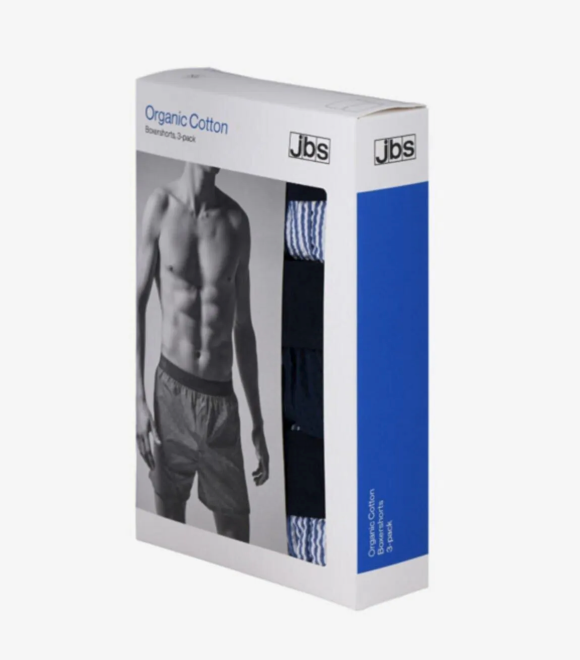 BOXER SHORTS 1171-13-10 GRÅ STRIB 3 PACK