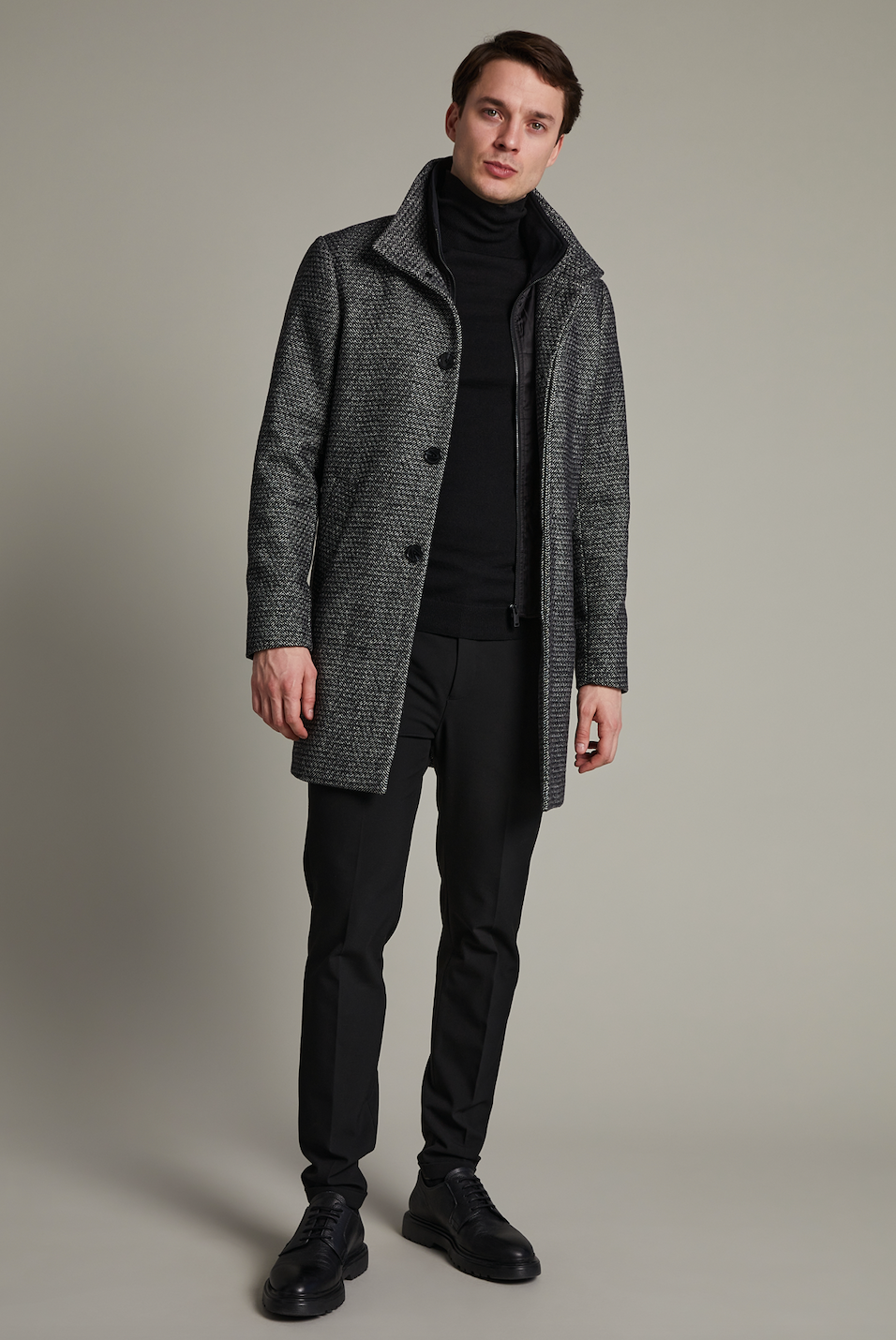 MAHARVEY JAKKE 6265 MØRK GRÅ