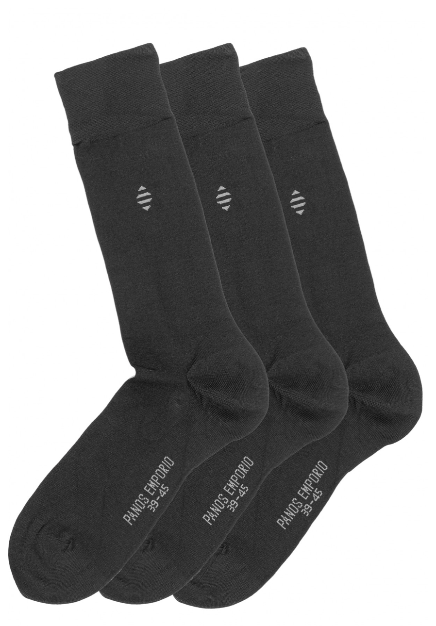PANOS BAMBUS 3 PACK SOKKER PEML206 SORT