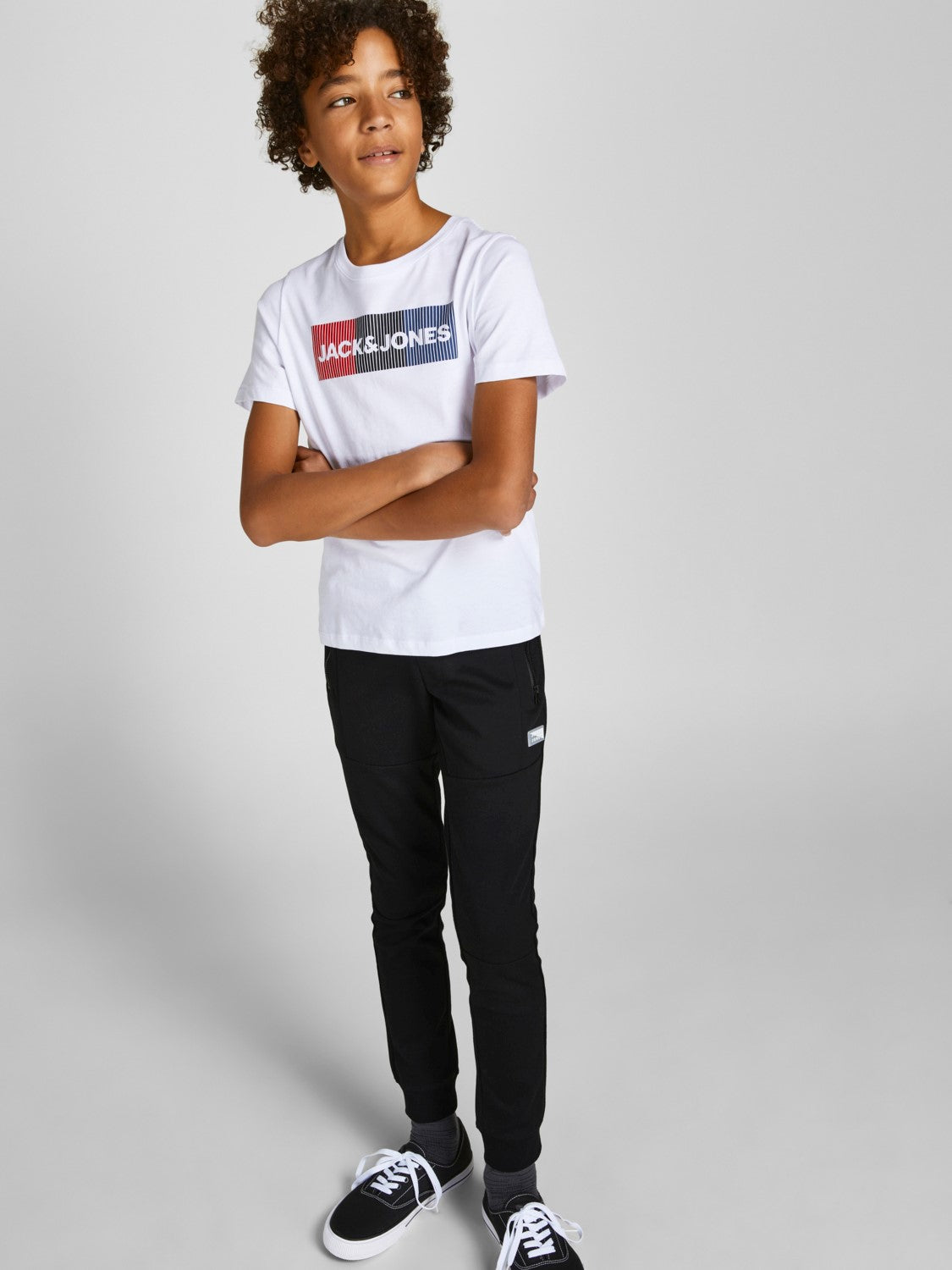 JPSTWILL JOGGINGBUKS 12189809 SORT