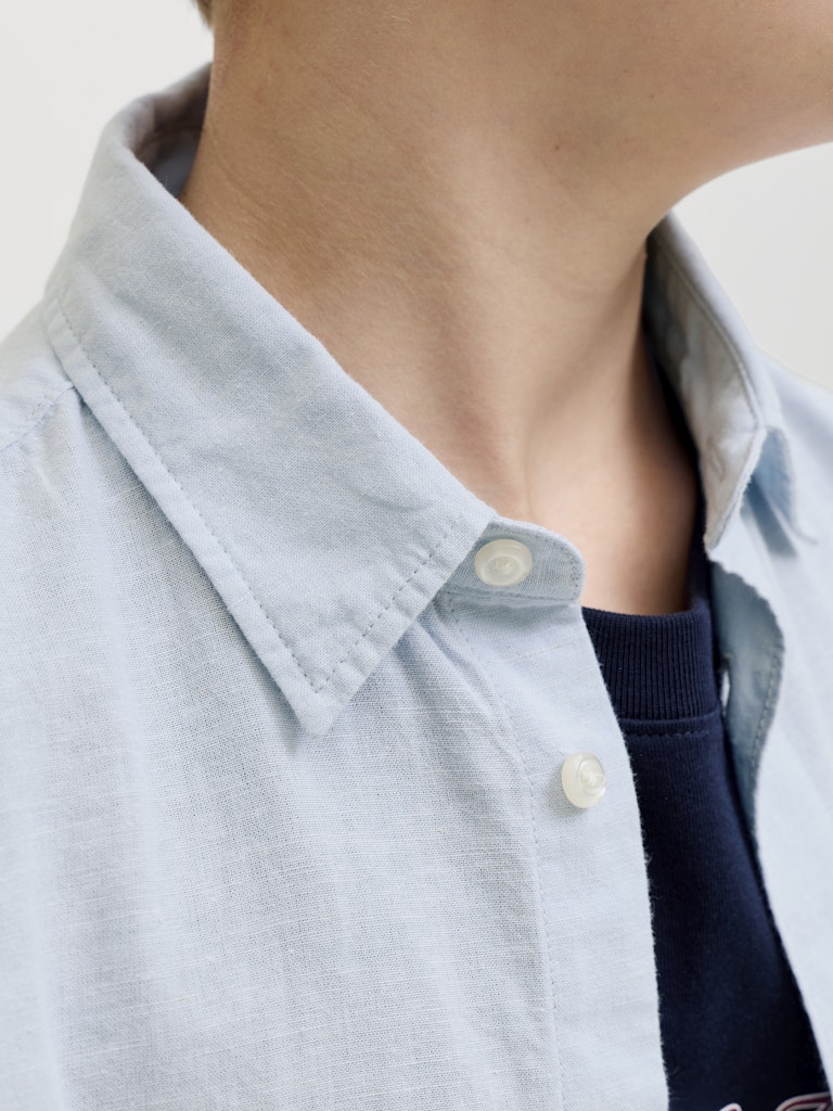 JUNIOR SKJORTE - BLÅ