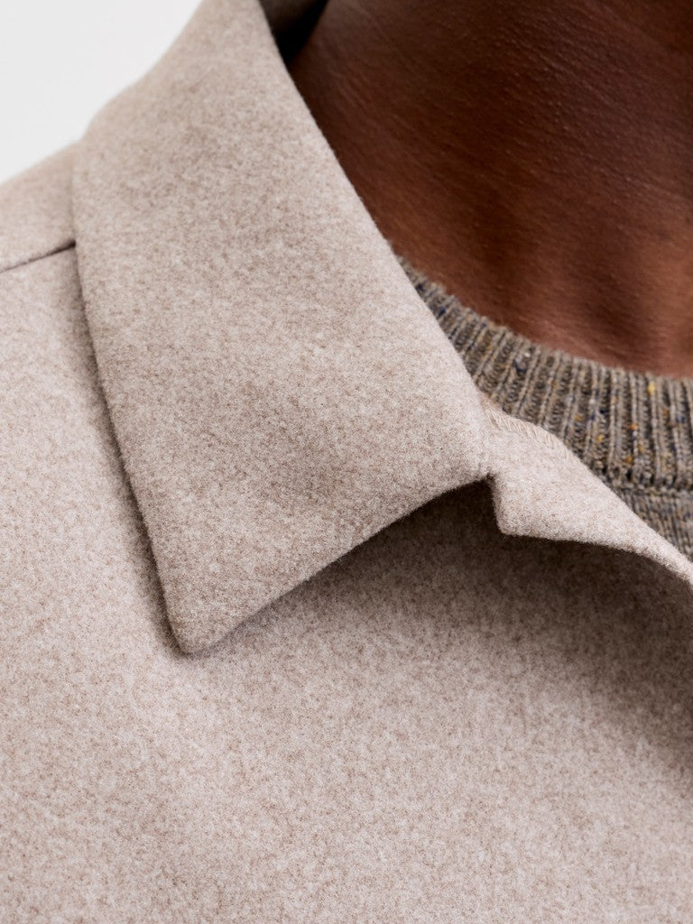 JACK&JONES OVERSHIRTS - BEIGE