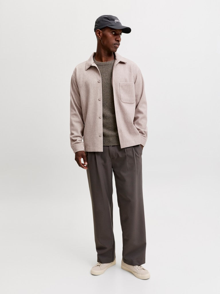 JACK&JONES OVERSHIRTS - BEIGE