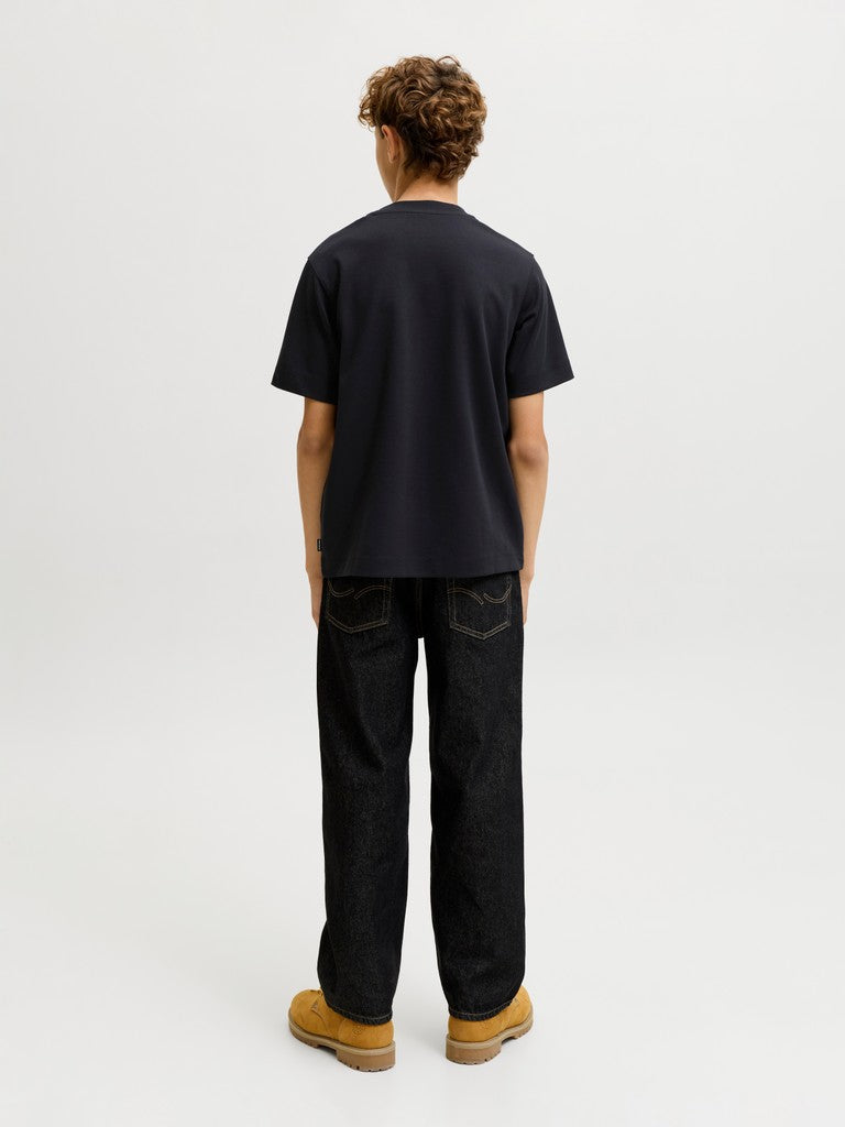 JUNIOR T-SHIRT - SORT/HVID/GRØN/BLÅ