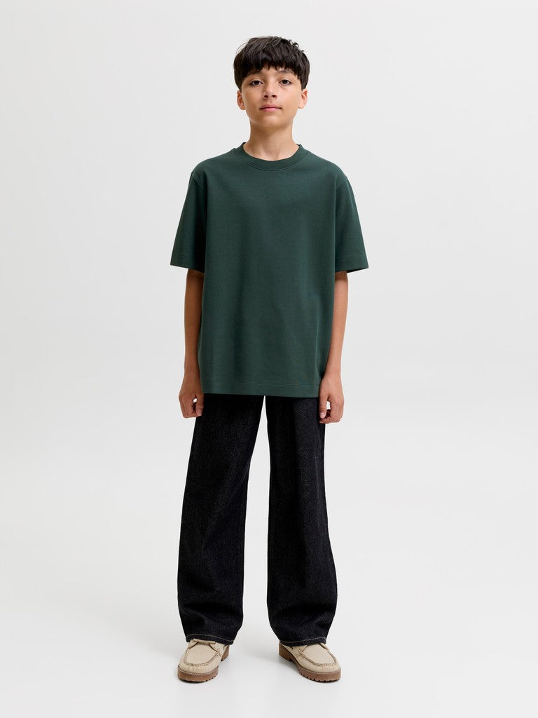 JUNIOR T-SHIRT - SORT/HVID/GRØN/BLÅ