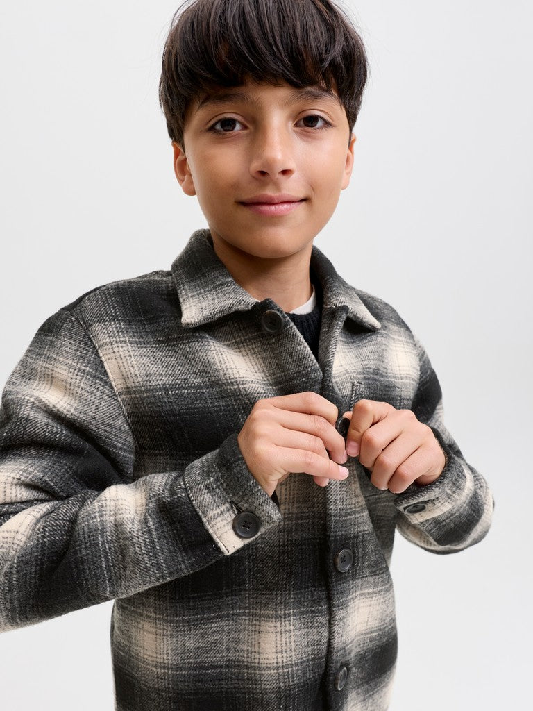 JUNIOR OVERSHIRTS - GRÅ