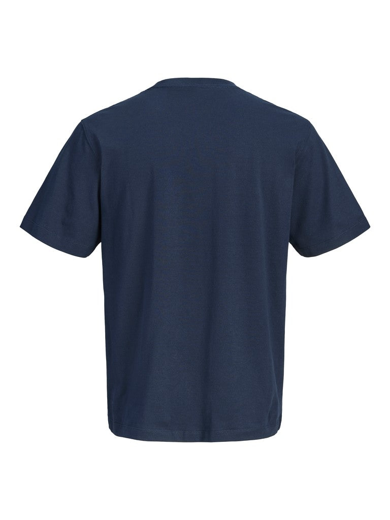 JUNIOR T-SHIRT - BEIGE/BLÅ/GRØN