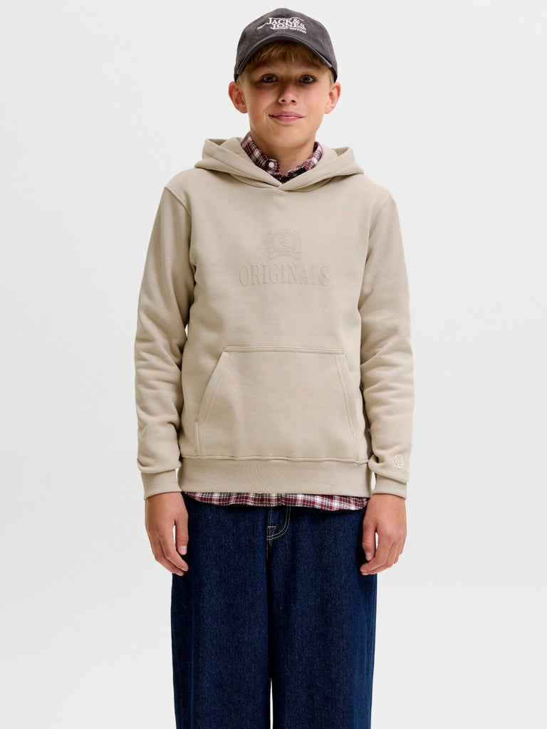 JUNIOR SWEAT - BLÅ/BEIGE/GRØN