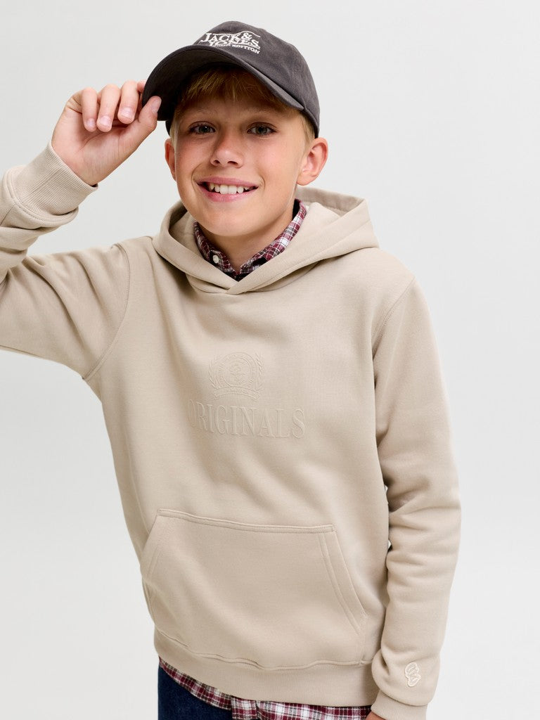 JUNIOR SWEAT - BLÅ/BEIGE/GRØN