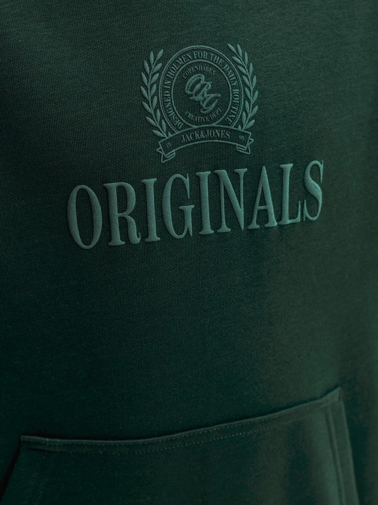 JUNIOR SWEAT - BLÅ/BEIGE/GRØN