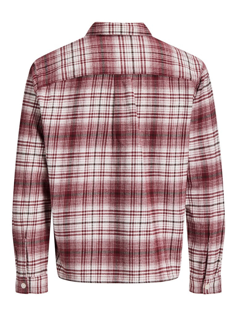 JACK&JONES OVERSHIRT - RØD TERN