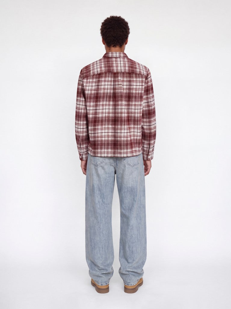 JACK&JONES OVERSHIRT - RØD TERN