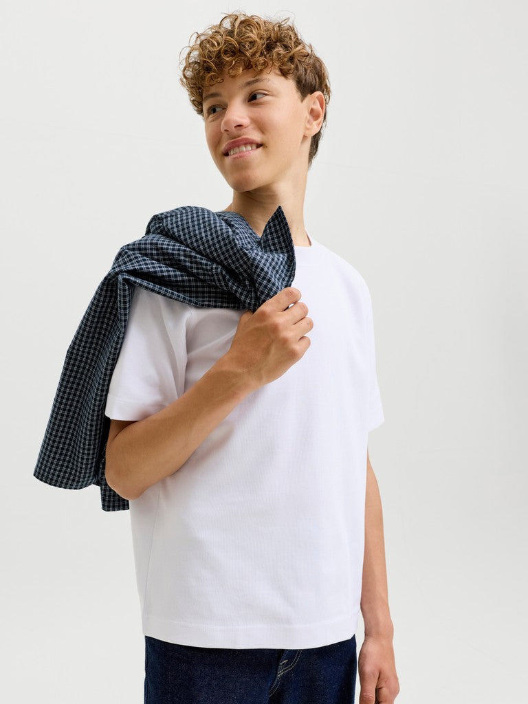 JUNIOR T-SHIRT - SORT/HVID/GRØN/BLÅ