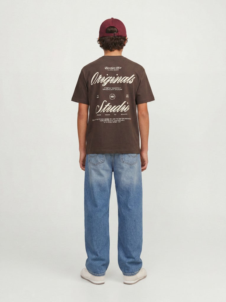 JUNIOR T-SHIRT - BEIGE/BRUN