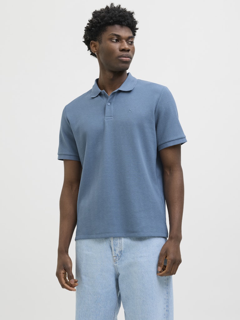 JACK&JONES POLO - AUSTIN - BLÅ