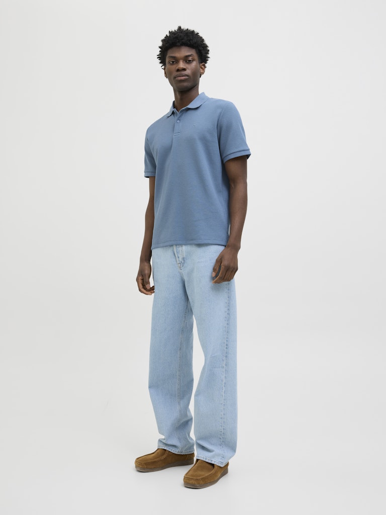 JACK&JONES POLO - AUSTIN - BLÅ