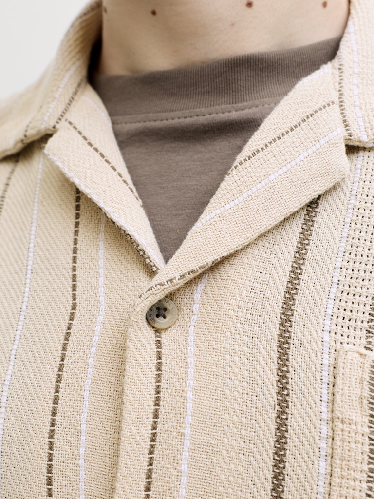 JACK&JONES SKJORTE - BRADLEY - BEIGE