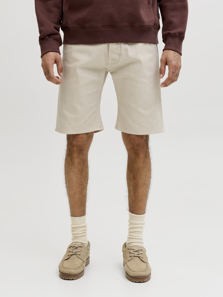 JACK&JONES SHORTS - BLÅ/BEIGE