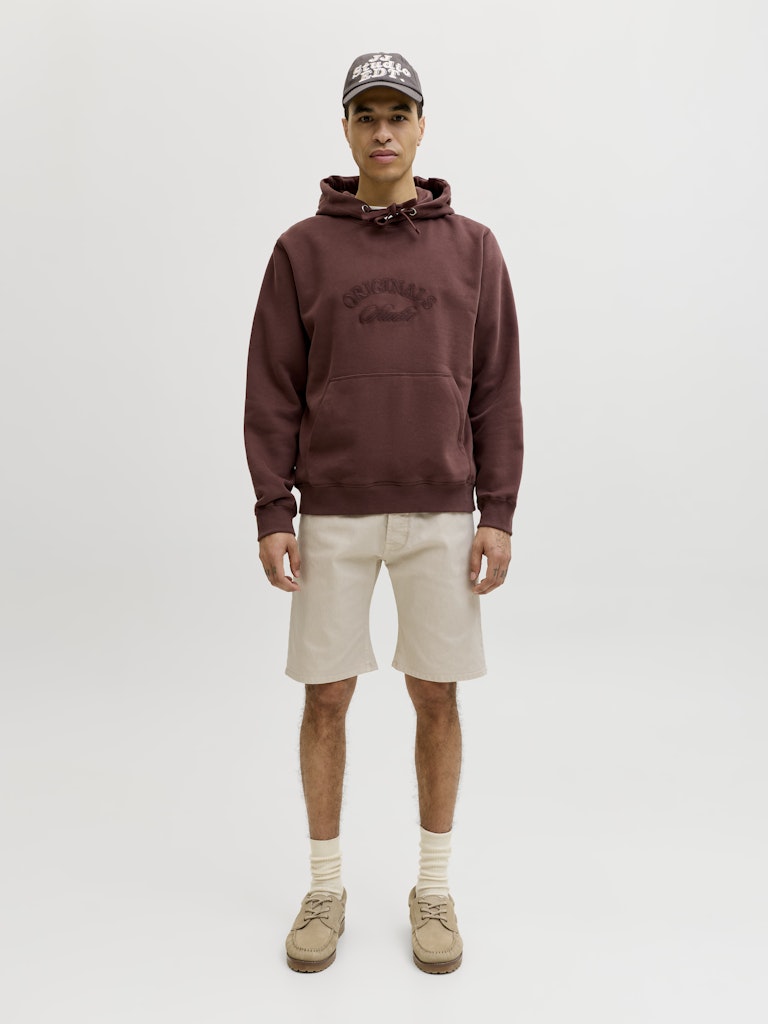 JACK&JONES SHORTS - BLÅ/BEIGE