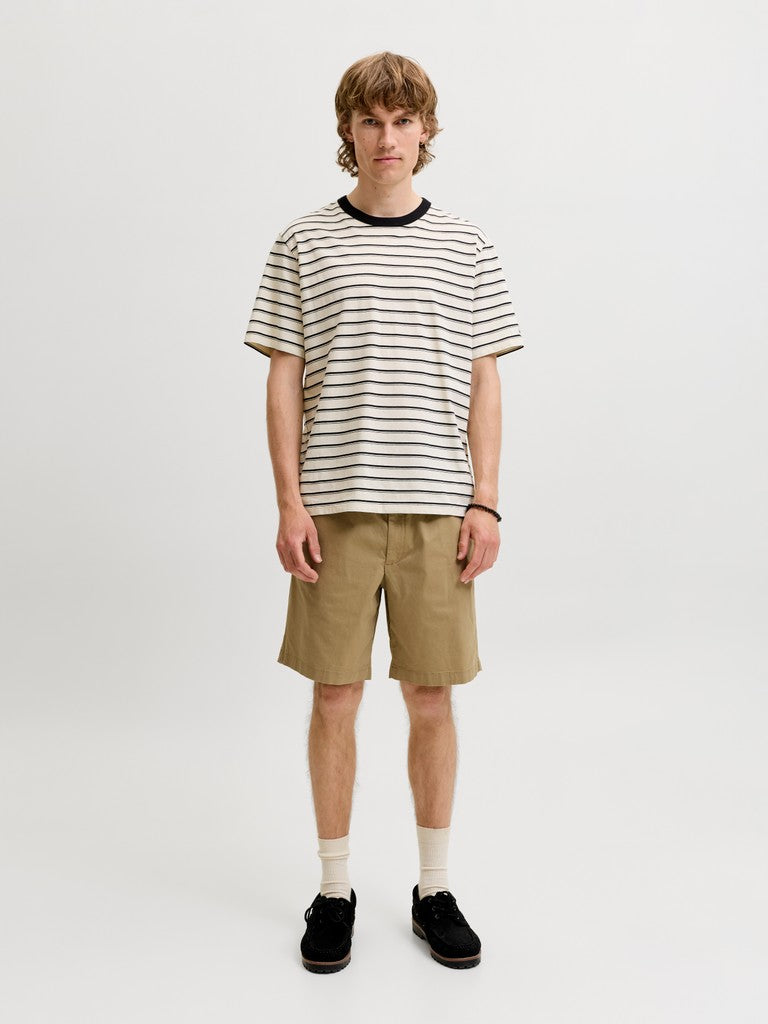 JACK&JONES SHORTS - BLÅ/KHAKI
