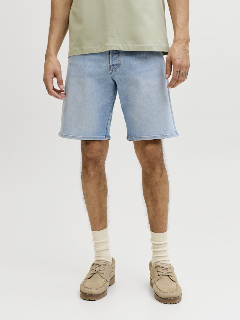 JACK&JONES SHORTS - BLÅ/BEIGE
