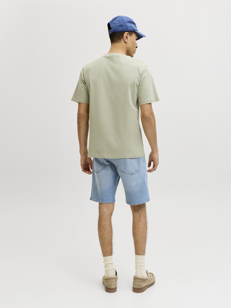 JACK&JONES SHORTS - BLÅ/BEIGE