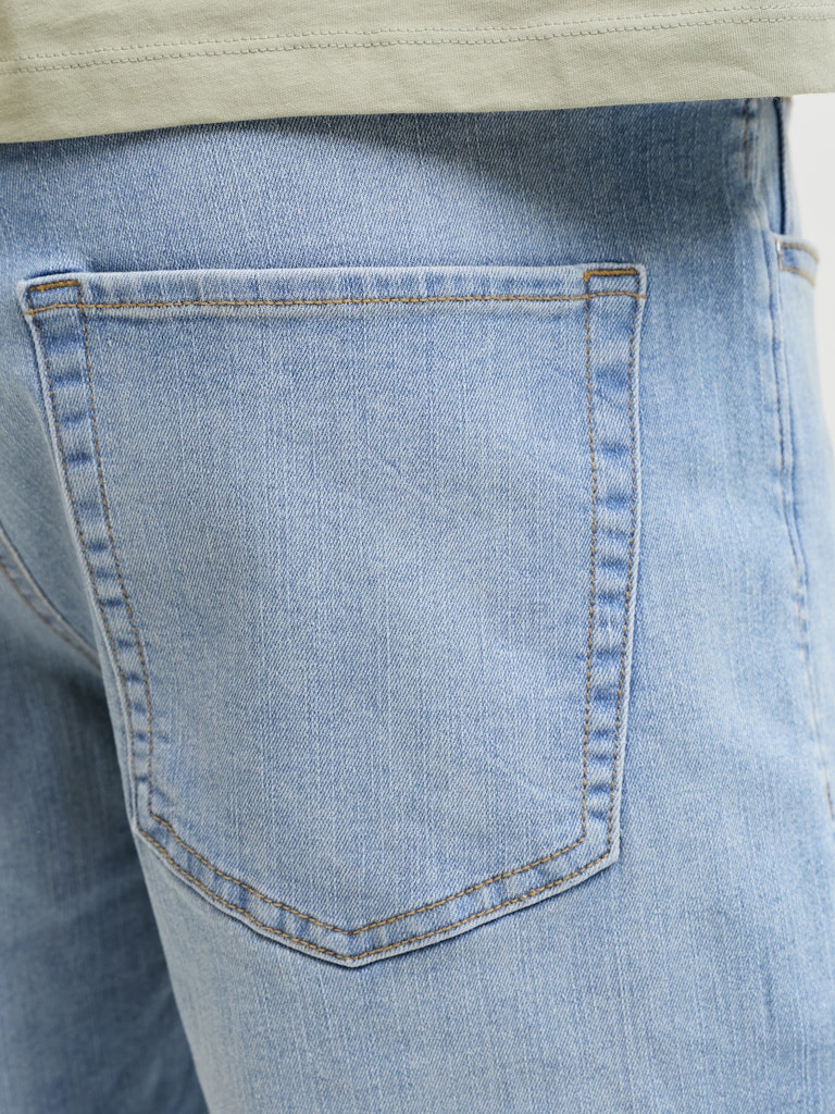 JACK&JONES SHORTS - BLÅ/BEIGE