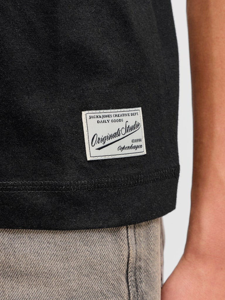 JUNIOR T-SHIRTS - SORT/RØD/GRØN