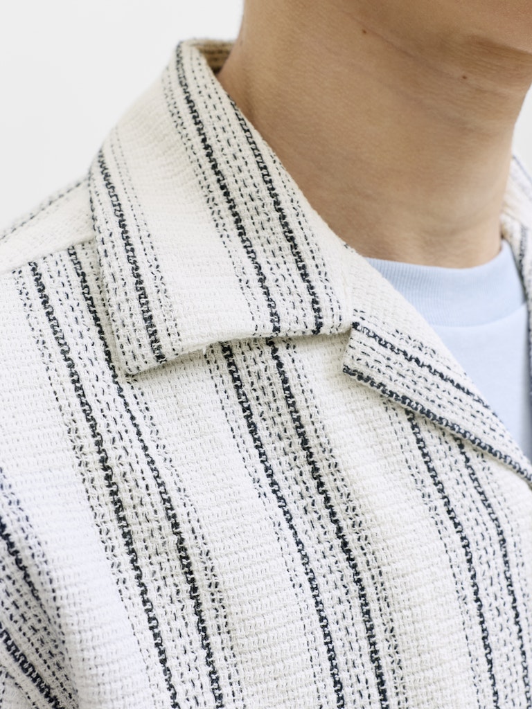 JUNIOR SKJORTE - HVID STRIB