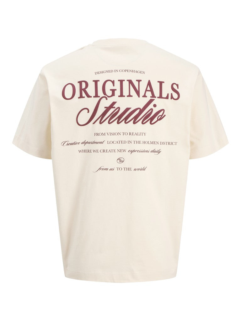 JUNIOR T-SHIRT - BEIGE/BRUN