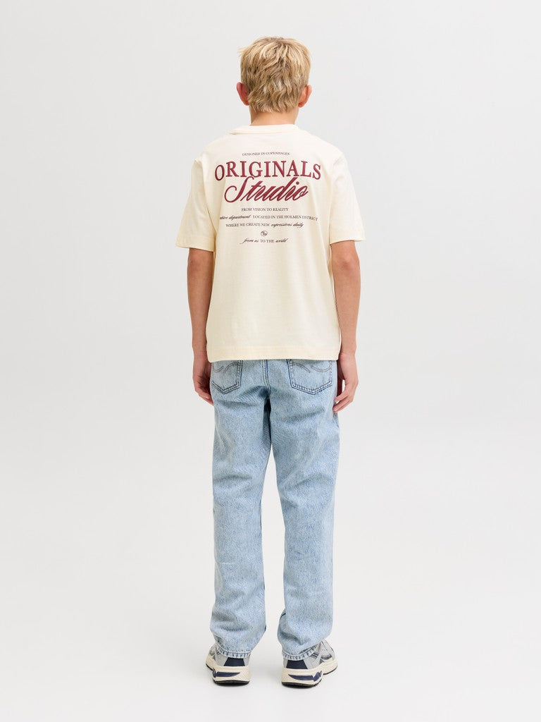 JUNIOR T-SHIRT - BEIGE/BRUN