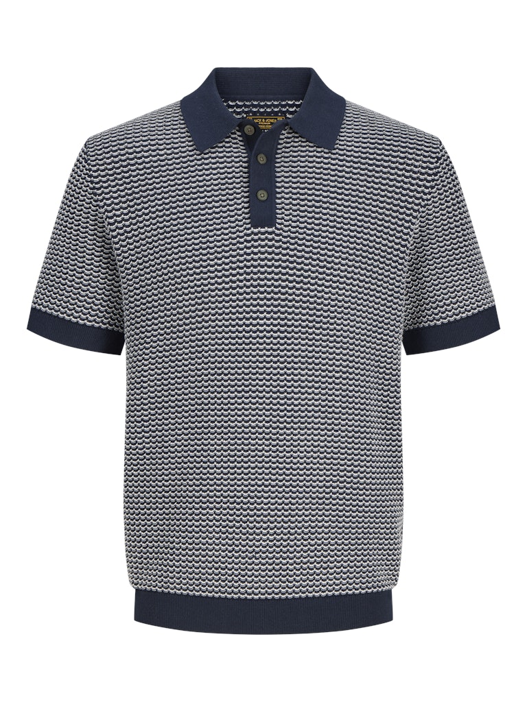 JACK&JONES POLO - STRIK - BLÅ