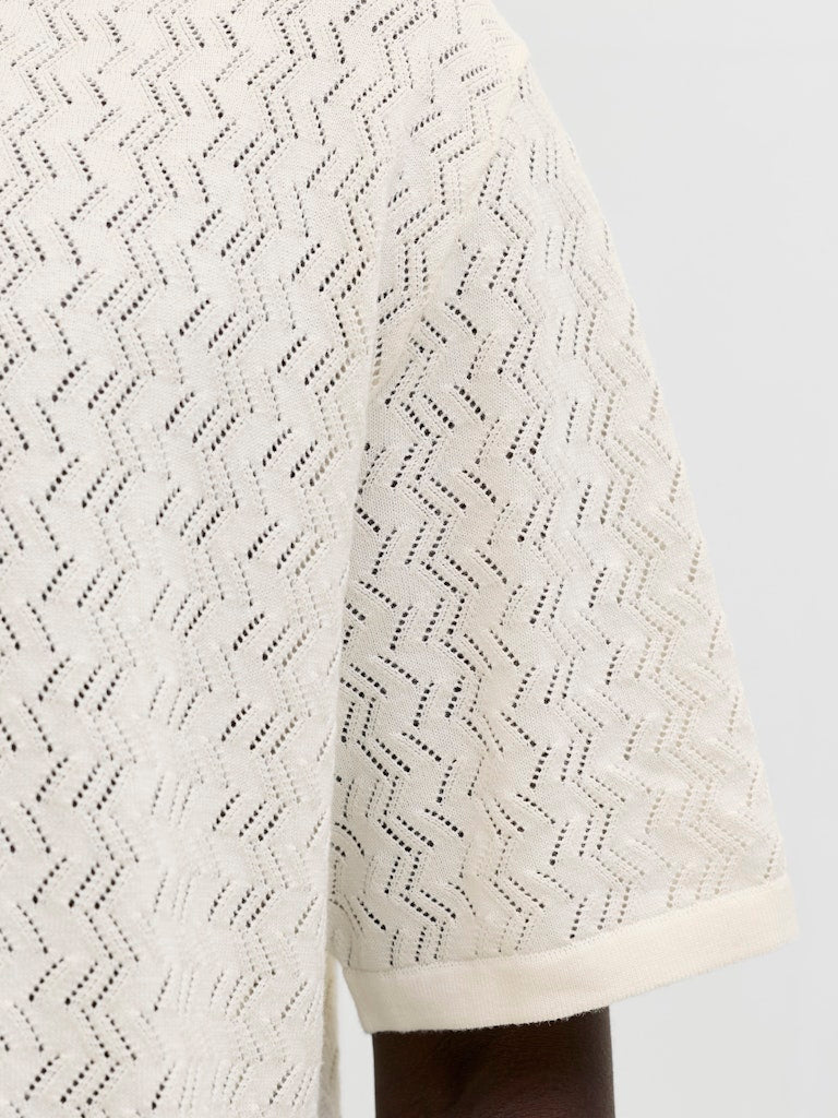 JACK&JONES STRIK POLO - GRÅ/BEIGE