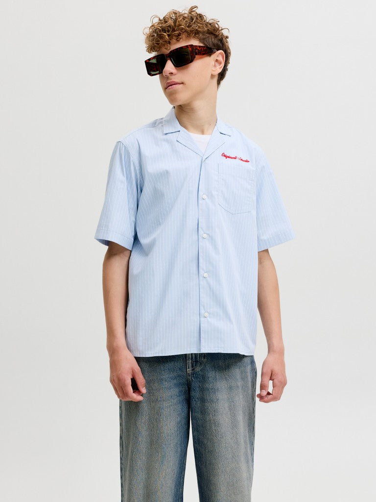 JUNIOR SKJORTE - BLÅ