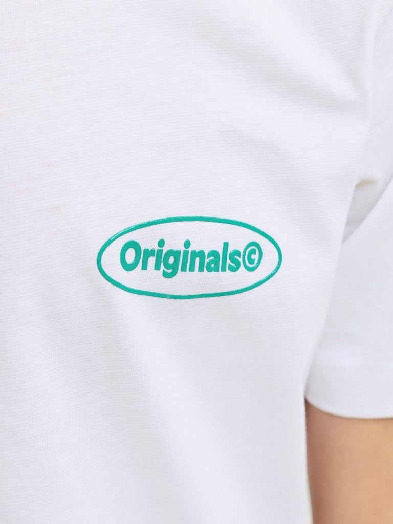 JUNIOR T-SHIRTS - HVID/SORT