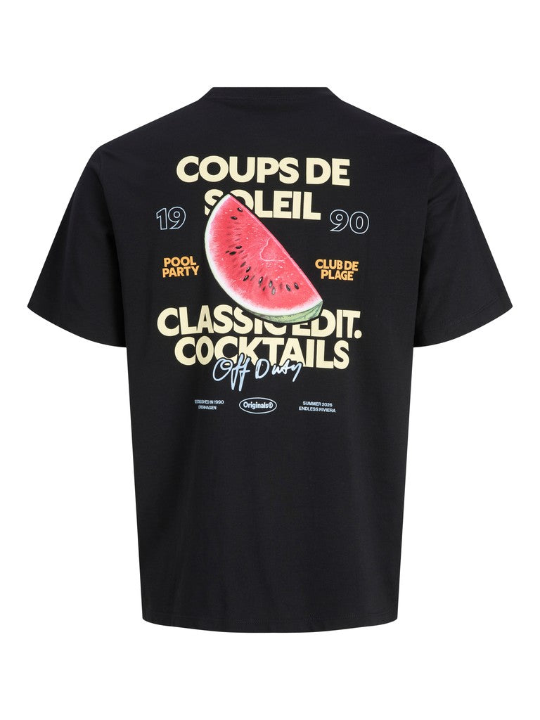 JUNIOR T-SHIRTS - HVID/SORT