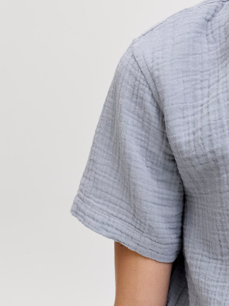 JUNIOR SKJORTE - BLÅ