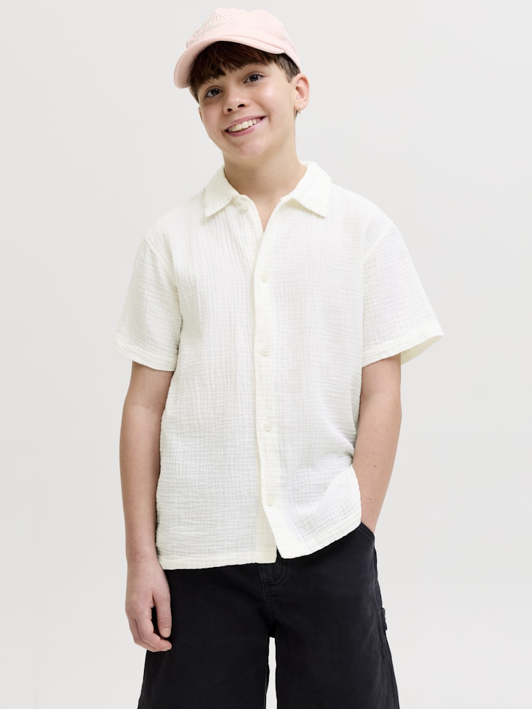 JUNIOR SKJORTE - BEIGE