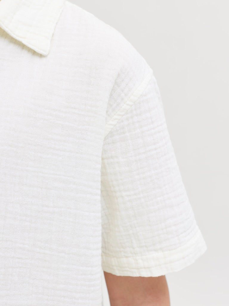 JUNIOR SKJORTE - BEIGE