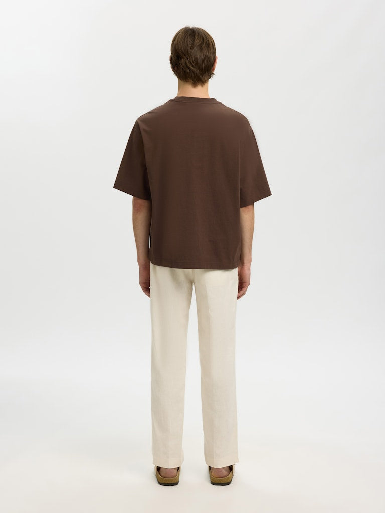 SELECTED T-SHIRTS - NORMAN - BRUN