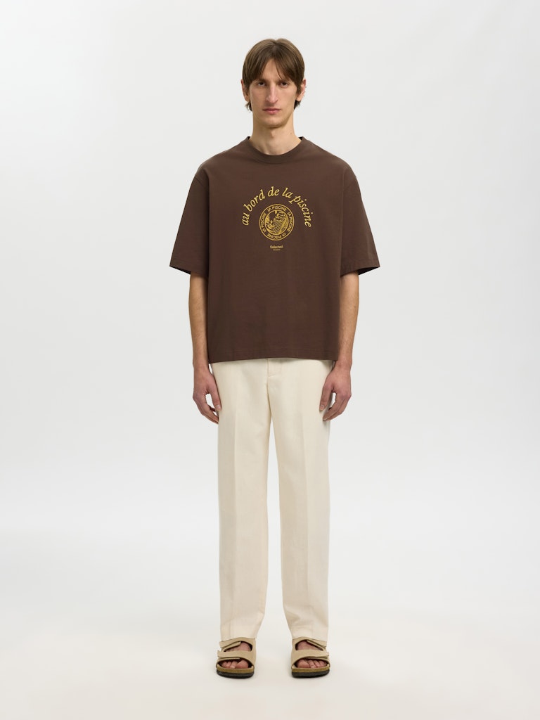 SELECTED T-SHIRTS - NORMAN - BRUN