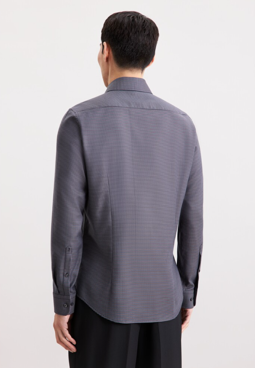 SKJORTE SEIDENSTICKER - GRÅ