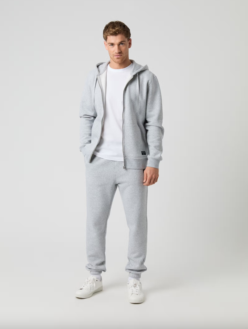 BJØRN BORG SWEAT - CENTRE - GRÅ