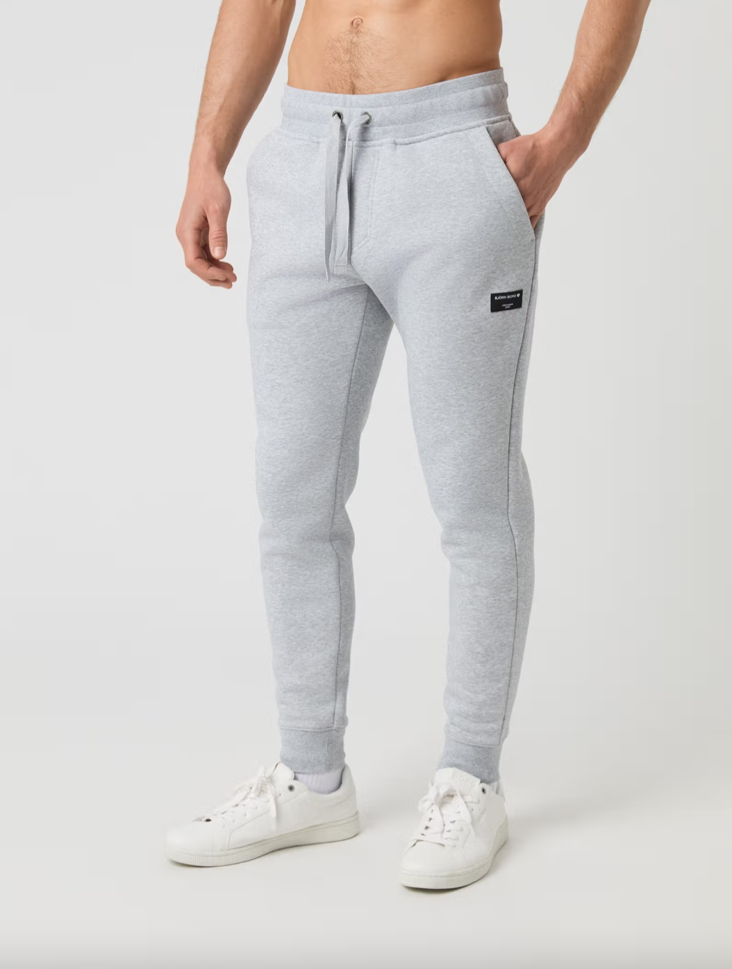 BJØRN BORG JOGGING BUKS - CENTRE - GRÅ