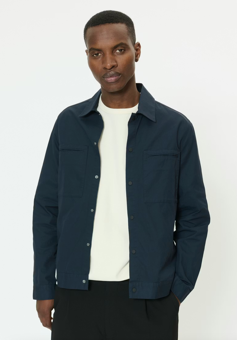 MATINIQUE OVERSHIRT - BLÅ