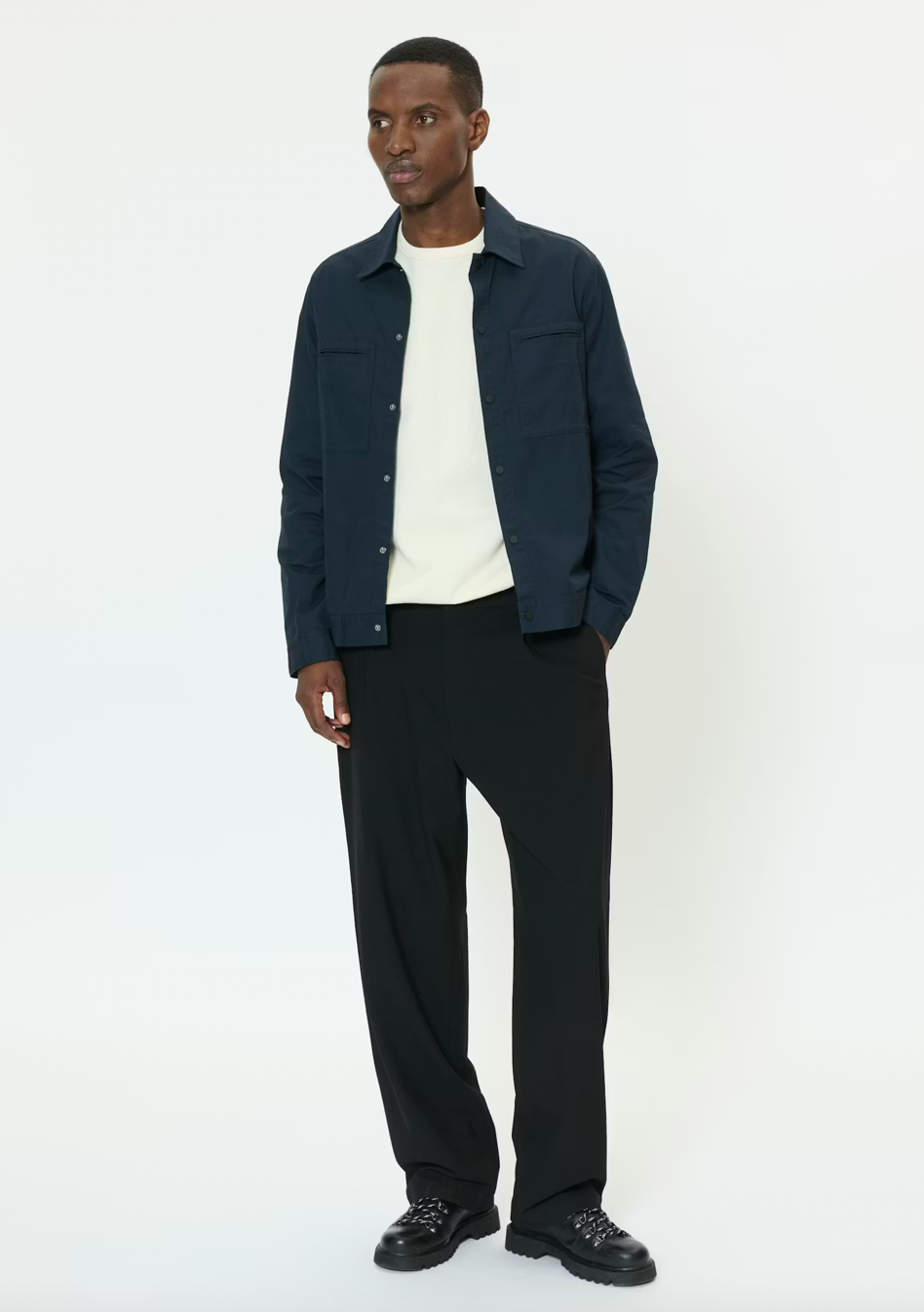 MATINIQUE OVERSHIRT - BLÅ